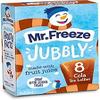 Mr Freeze Jubbly Pack of 2 Ice Lollies Freeze Pops Cola Natural Flavours  16 x 62mls view 2