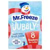 Mr Freeze Jubbly Pack of 2 Ice Lollies Freeze Pops Strawberry Natural Flavours  16 x 62mls view 2