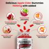 Apple Cider Vinegar Gummy 1500mg - Pure Apple Cider Vinegar with Mother + Vitamin B12 & B9-60 Vegan Gummies view 4