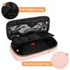 Damero Protective Stethoscope Case Compatible with 3M Littmann/ADC/Omron Stethoscope, Stethoscope Carrying Bag Travel Case for Nurse Accessories, Misty Rose view 4