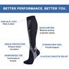 3 Pairs Compression Socks for Men & Women 20-30 mmHg Medical Graduated Compression Stockings for Sports Running Plantar Fasciitis Nurses Shin Splints Diabetic XXL view 2