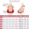 Wisfancy Silicone Breast Plate Realistic Fake Breast Forms Artificial Boobs for Crossdresser Mastectomy Transgender Prosthesis Enhancer (Brown, H cup-Liquid Silicone) view 4