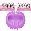 Hair Scalp Massager, Stress Relief BPA Free Shampoo Brush for Hair Growth for Dandruff Removal for Exfoliate(Purple) view 1