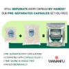 WANANFU Capsule Filling Machine Size 1 Bundle with Separated Empty Capsules Size 1 Vegetarian (200 Count), Including Detailed Instructions, Spoon and Screwdriver view 3