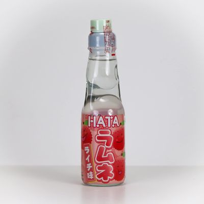 Hatakosen Lychee Ramune, 200ml (3 bottles)