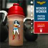 Paladone Wonder Woman Protein Shaker Bottle, 23 oz, Officially Licensed DC Comics Blender Cup view 2