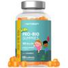 ProBio Gummies for Kids | 150 Billion Friendly Bacteria Per Bottle | 2-Month Supply | 2.5 Billion x 60 Orange Flavour Gummies | for Children Aged 4+ | Vegan | 60 Count | by Horbaach view 1