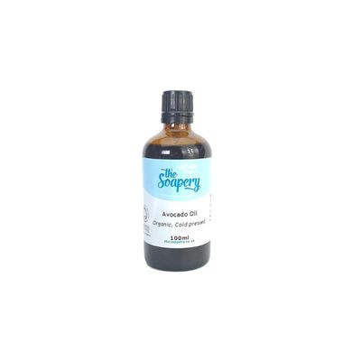 Avocado Oil Organic 100ml - Virgin, Cold Pressed, Raw, Pure, Unrefined