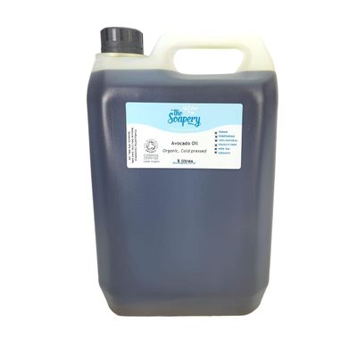 Avocado Oil Organic 5 litre - Virgin, Cold Pressed, Raw, Pure, Unrefined