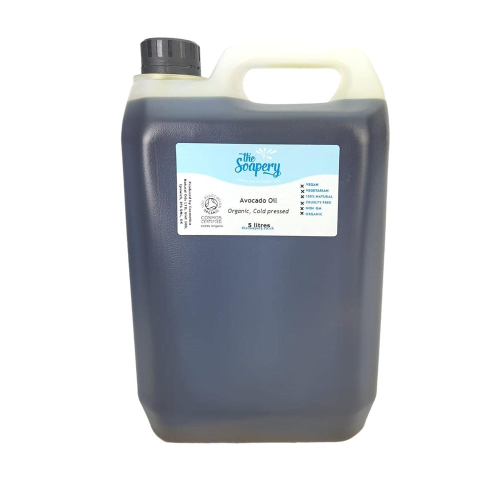 Avocado Oil Organic 5 litre - Virgin, Cold Pressed, Raw, Pure, Unrefined