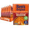 Ben's Original Wholegrain Spicy Mexican Microwave Brown Rice, Bulk Multipack 6 x 250 g pouches view 1