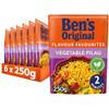 Ben's Original Vegetable Pilau Microwave Rice, Bulk Multipack 6 x 250 g pouches view 1