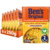 Ben's Original Wholegrain Golden Vegetable Microwave Brown Rice, Bulk Multipack 6 x 250 g pouches view 1