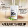 EXALT Nutrition - Vegan Protein Powder - Madagascan Vanilla - 100% Natural - Plant Based Pea & Brown Rice Protein - Dual Release Blend - Naturally Sweetened - Free from Soy, Gluten & Dairy - 500g view 3