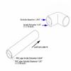 3/4 Inch 90 Degree PVC Elbow Fittings, PVC Pipe Connectors, Furniture Grade, DIY Shelf Garden Support Structure Storage Frame, White (4 Pack) view 2