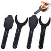 4pcs/Set Durable Dental Photo Contrast Board Photography Black Background Oral Cheek view 1