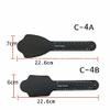 4pcs/Set Durable Dental Photo Contrast Board Photography Black Background Oral Cheek view 3