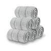 18 Inch Microfiber Floor mop Pads 6 Pack Microfiber Mop Replacement Heads for Wet Dry Mops Premium Floor Cleaning Pads Reusable Best Home Cleaning mops dust Hardwood Tile Kitchen view 1