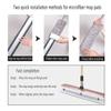 18 Inch Microfiber Floor mop Pads 6 Pack Microfiber Mop Replacement Heads for Wet Dry Mops Premium Floor Cleaning Pads Reusable Best Home Cleaning mops dust Hardwood Tile Kitchen view 2