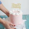 Gyufise 1 Pack Happy 30th Birthday Cake Topper Gold Glitter 30 Cupcake Topper Happy 30 Birthday Cake Decoration for 30th Cheers to 30 Birthday Party Decoration Supplies view 4