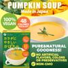 FINE Japan Pumpkin Soup, Vegetarian Soup, Non-GMO Allergen Free 3.3 oz 93 gr (5 Packets / 5 Servings) Set of 5 view 2