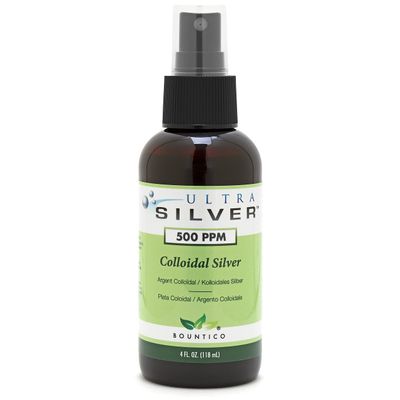 Ultra Silver Colloidal Silver | 500 PPM | 4 Ounce | Fine Mist Spray