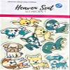 10x Dog Breed Clipart 5cm Edible Thick Wafer Card Standing Cupcake Toppers Birthday Party Cake Decorations Easy to cut view 1