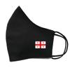 inking house Georgia Flag Face Mask Protective Covering Washable Reusable Georgian Flag view 1
