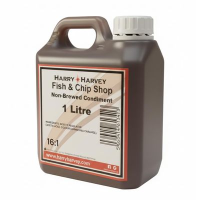 Harry Harvey 1L Essence Non Brewed Condiment 16:1 Concentrate, undiluted pure - make chip shop vinegar at home
