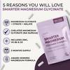 Inspiriko 6-in-1 Magnesium Supplements for Women (3 Month Supply) 1600mg Triple Magnesium Complex with Citrate, Malate & Glycinate, Zinc, B6 & D3, 180 Capsules view 2