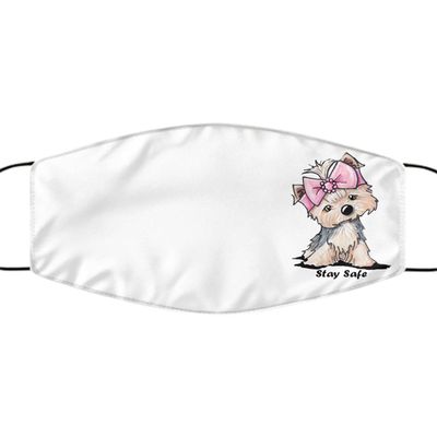 Generic Dog Lover Face Mask, Stay Safe Mask, Face Mask for Dog Lovers, Costumed Face Mask, Dog Printed Face Mask