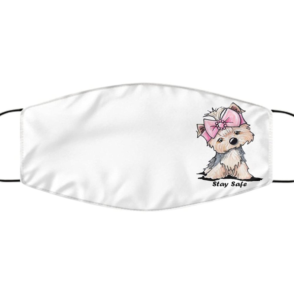 Generic Dog Lover Face Mask, Stay Safe Mask, Face Mask for Dog Lovers, Costumed Face Mask, Dog Printed Face Mask