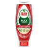 Fairy MaxPower Washing Up Liquid Pomegranate, 640 ml | Ultra Grease-Cutting Formula | Easy-Grip Upside-Down Bottle | Fast-Acting Cleaning for Dishes | Long-Lasting Fresh Pomegranate Scent view 1