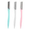 3Pcs Portable Eyebrow Trimmer Foldable Hair Remover Kit Brow ShaperWomen Eyebrow Trimmer Stainless Steel Blade Facial Hair Shaver Eyebrow Shaping view 1
