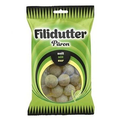 10 x 65g Filidutter 65g salt sweet sour vegan candy bags