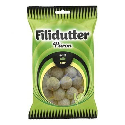 10 x 65g Filidutter 65g salt sweet sour vegan candy bags