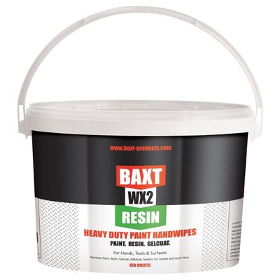 BAXT 150 Pcs, WX2, Heavy Duty Paint Handwipes (150), Wet Wipes, Cleaning Wipes, Hand wipes, Industrial Wipes