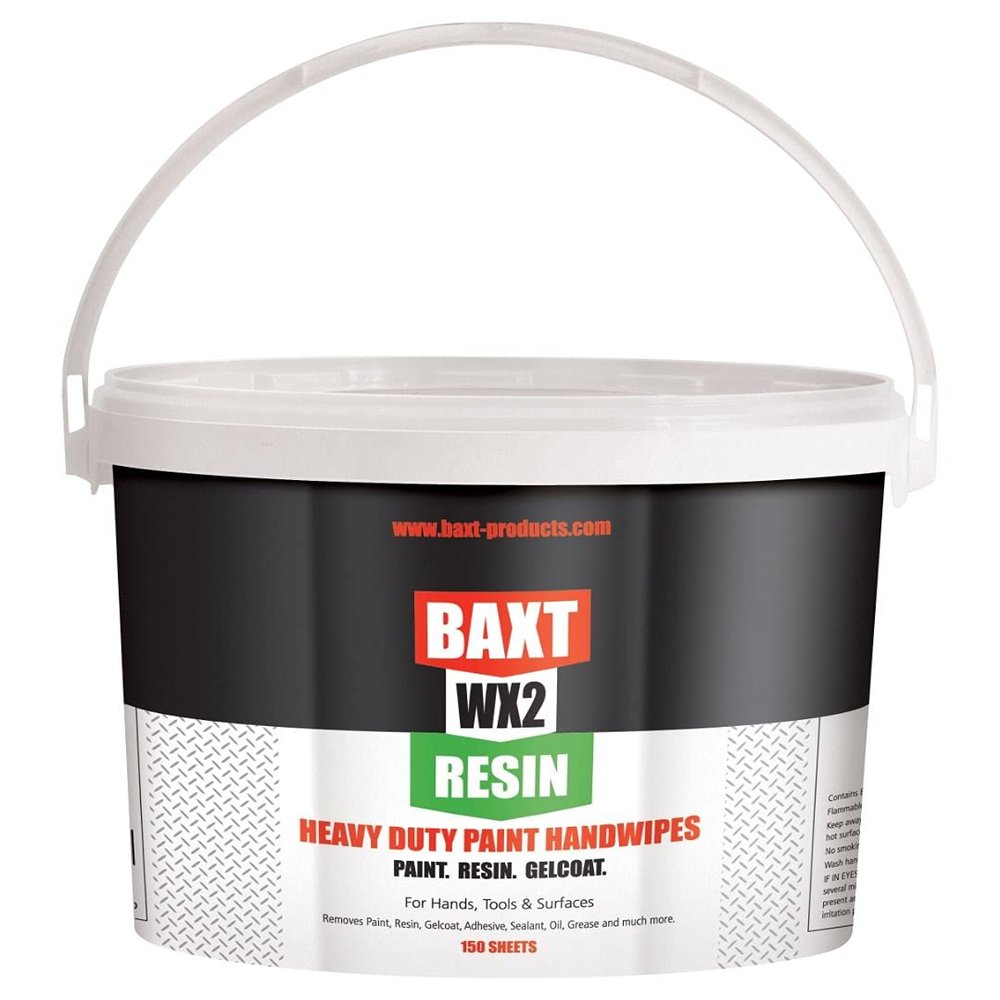 BAXT 150 Pcs, WX2, Heavy Duty Paint Handwipes (150), Wet Wipes, Cleaning Wipes, Hand wipes, Industrial Wipes