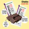Diablo No Added Sugar 80% Dark Chocolate  No Added Sugar Chocolate Bar, Sweetened with Stevia, Gluten Free, Ideal for Any Occasion, Birthdays, Valentines, or Gift Hampers, 75g (Pack of 4) view 3