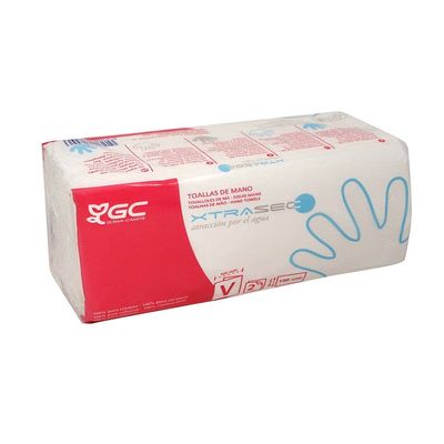 Dryer Towel V 20 x 23 2 Layers Rubber Camps Pack of 196 Units (20 Packs)