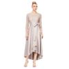 Alex Evenings Women's Satin Ballgown Dress with Pockets (Petite and Regular Sizes) Special Occasion, Buff, 18 view 1