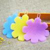 1pc Silicone Dishwashing Sponge Brush Kitchen Cleaning Pad (random Color) view 3