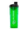 Alpha Designs Protein Shaker Bottle 1L - 1000ml Gym Bottle for Protein Shakes - Leakproof Screw Cap - Green view 1