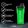 Alpha Designs Protein Shaker Bottle 750ml - 0.75L Gym Bottle for Protein Shakes - Leakproof Screw Cap - Green view 3