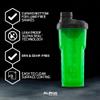 Alpha Designs Protein Shaker Bottle 750ml - 0.75L Gym Bottle for Protein Shakes - Leakproof Screw Cap - Green view 4
