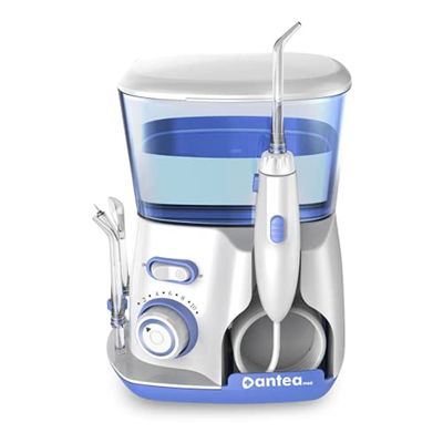 AnteaJet Water Jet with 10 Settings, 3 Standard Nozzles, 1 Interstital Spade Pocket Nozzle and 1 Tongue Cleaner