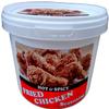 Hot and spicy wings, southern fried chicken coating. 1.7kg bucket view 2