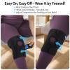 ABYON Medium to Plus Size Knee Support for Big Legs, Triple Strap Adjustable Knee Brace with Side Stabilisers, Non-Slip Knee Wrap for Arthritis,Meniscus Tear, ACL, Pain Relief, Stability for Women Men view 3