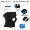 ABYON Medium to Plus Size Knee Support for Big Legs, Triple Strap Adjustable Knee Brace with Side Stabilisers, Non-Slip Knee Wrap for Arthritis,Meniscus Tear, ACL, Pain Relief, Stability for Women Men view 4