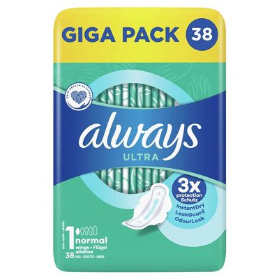 Always - 38x Sanitary Pads Ultra Normal Plus - 1 Piece